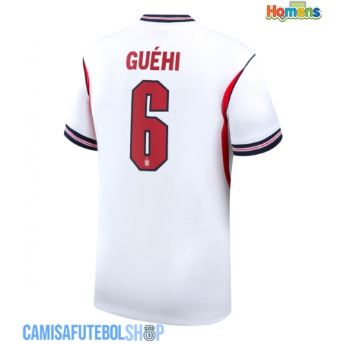 Camisa de time de futebol Inglaterra Marc Guehi #6 Replicas 1º Equipamento Mundo 2026 Manga Curta